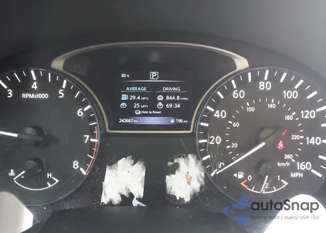 2016 Nissan Altima 2.5 Sr from USA, damaged, VIN 1N4AL3AP7GC271337